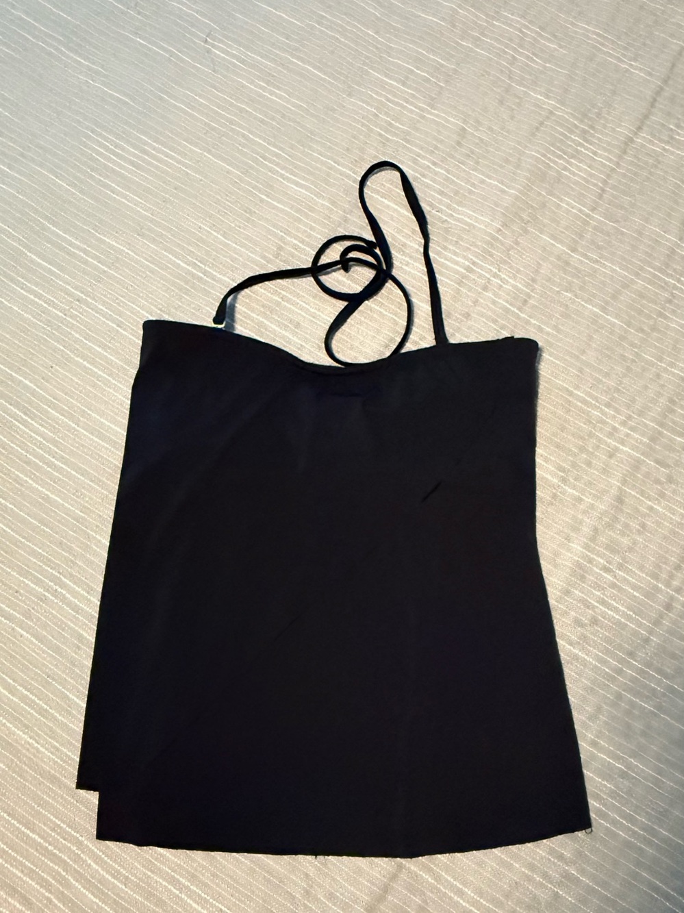 VENUS Black Halter Crop Top